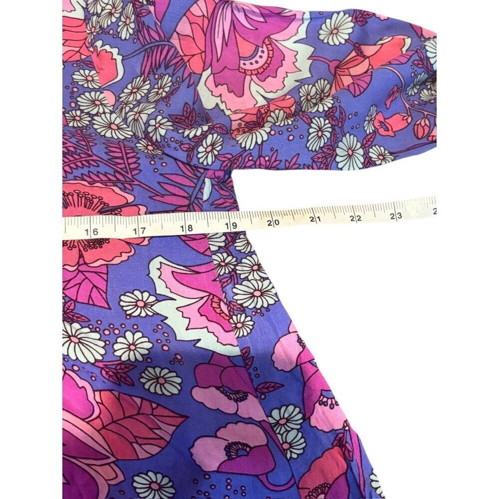 Rustty Dustty Women's Purple & Pink Mini Dress - Picture 7 of 8